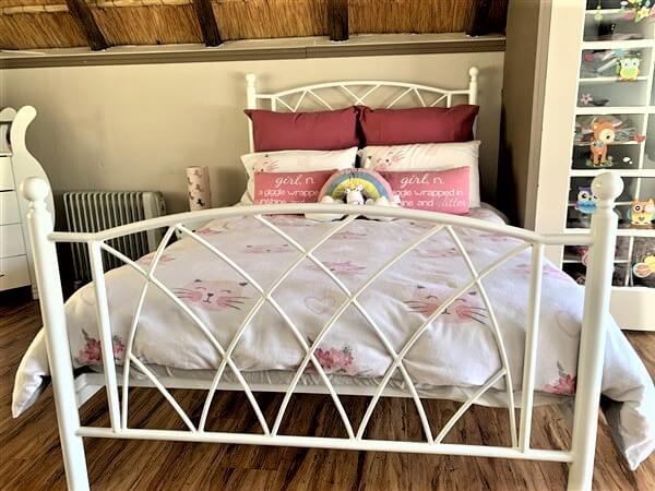 metal steel iron bed image