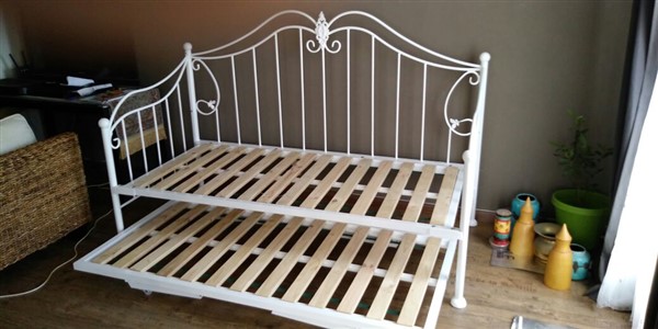 metal steel iron daybed image