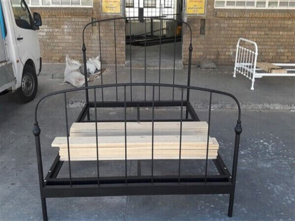 metal steel iron bed image